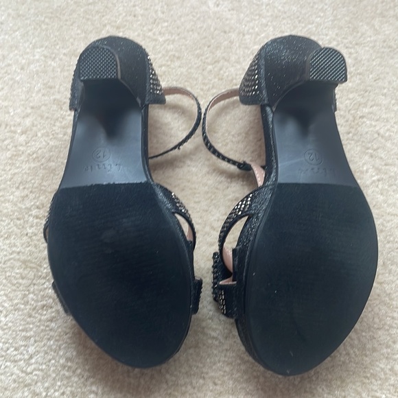 Black rhinestone heels - Picture 2 of 2